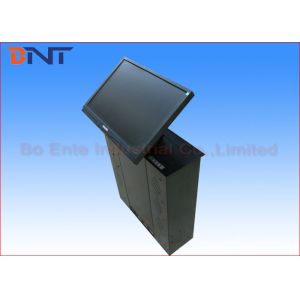 17 - 19 Inch Conference Computer LCD Motorized Lift With 60 Degree Screen