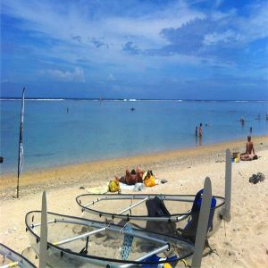 Buy cheap 100 % Polycarbonate Transparent Canoe With 2 Person Seat 340CM Length from wholesalers