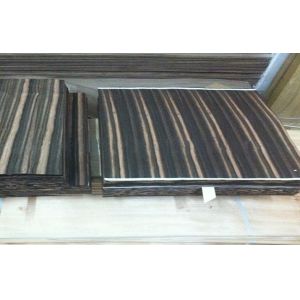 Buy cheap Natural Wood Flooring Veneer , Amara Ebony Veneer Straight Grain from wholesalers