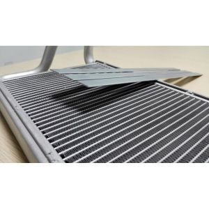 Buy cheap Showcase / Freezer Microchannel Heat Exchanger , Customized Refrigerator Heat Exchanger from wholesalers