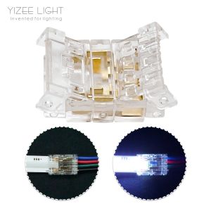 Quality Transparent Housing IP20 4PIN RGB COB LED Strip Connector PCB To Wire Connectors for sale Buy cheap Transparent Housing IP20 4PIN RGB COB LED Strip Connector PCB To Wire Connectors product