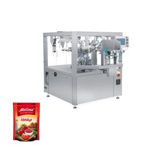 Buy cheap Multifunctional Ketchup Doypack Premade Pouch Packing Machine Batch Customization from wholesalers