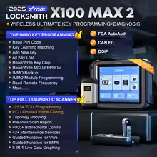 Buy cheap XTOOL X100 MAX2 Immobilizer Key Programmer All System Car Diagnostic Tool J2534 ECU Programming 42 Service BiDirectional Scanner from wholesalers