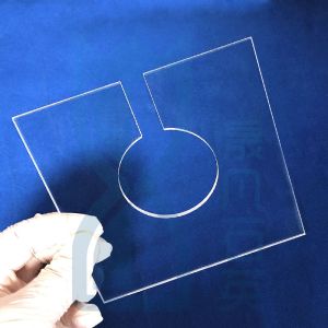 Coustomization Transparent Uv Fused Silica Sheet Plate For Uvc Led Lamp