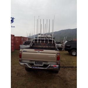 China Customized 120W High Power Backpack Military Bomb GPS Signal Jammer on sale