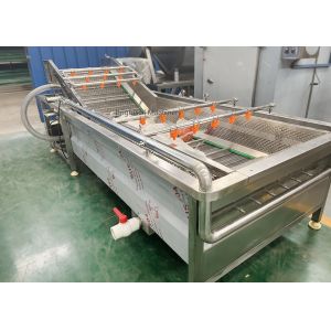 China Industrial 1750 Capacity Fruit Vegetable SUS304 air Bubble Washing Machine on sale