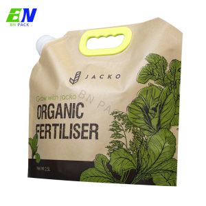 Stand Up Liquid Pouch Bag With Spout Handle 2.5L Waterproof