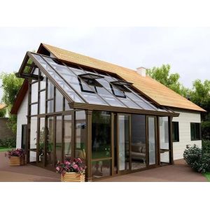 Buy cheap Aluminum Alloy A glass balcony with Superior Durability and All Weather Performance product