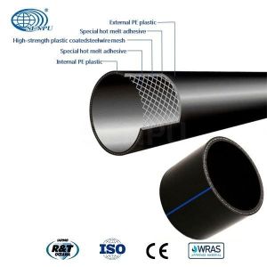 Buy cheap Steel Fiber Skeleton PE Composite Pipeline PE Water Pipes Eco from wholesalers