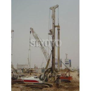 Buy cheap CFA rotary drilling rig TR180W mounted on original CAT base with pull winch system from wholesalers