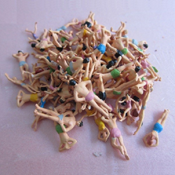 1:75 swim figure---color figure,painted figures,scale figures, model figures,ABS