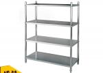 Buy cheap Stainless Steel 4-Layer Shelf for Storage All Flat Holding Panel 1800*500mm from wholesalers