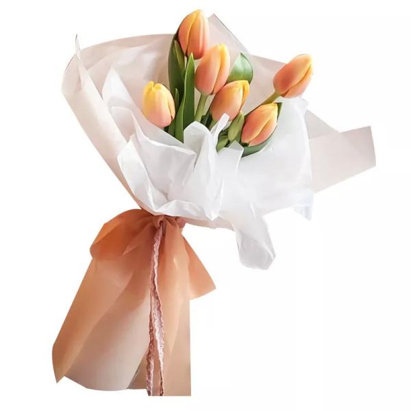 Fireproof Wood Pulp Tissue Wrapping Paper Fashionable Colorful For Clothes Packaging