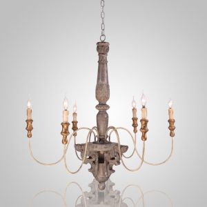 Buy cheap Rustic Neutral wood chandelier for Home Hotel (WH-CI-35) from wholesalers