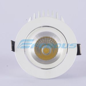 White paint telescopic LED lamp 10W commercial single elephant nose