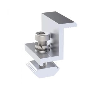 Photovoltaic Solar End Clamp Mounting Weatherproof UV Resistant