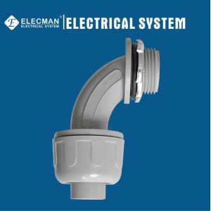 Buy cheap 90 Degree Flexible Conduit Fittings Nylon Liquid Tight Connector 3/8" to 2" from wholesalers