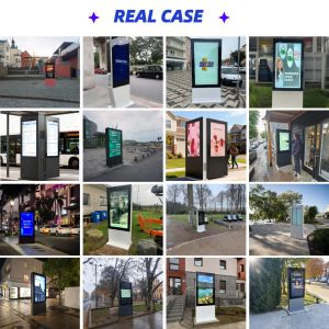 Buy cheap Double-sided Outdoor LCD Digital Signage with 10-Point Capacitive Touch and 2*5W Speaker for Interactive Displays from wholesalers