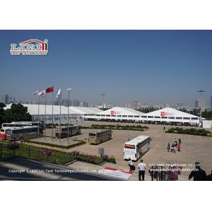 Buy cheap 40x70m Multifunctional Hug Outdoor Exhibition Tents Tensioning Bar Roof Fixing from wholesalers
