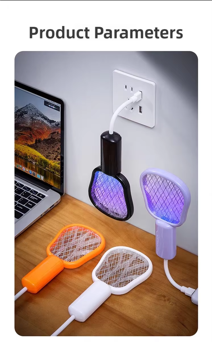 Buy cheap JZ 3 in 1 USB Type Portable Mosquito Lamp with Night Light and High Voltage Swatter Safe Wet Bug Zapper Solid State from wholesalers