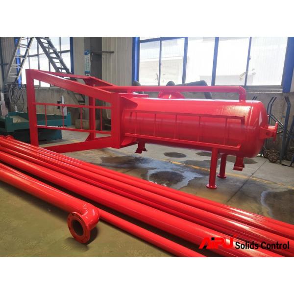 Quality Vertical Drilling Fluids Poorboy Degasser With 1200mm Vessel ASME for sale