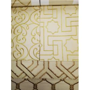 Buy cheap Embroidery Luxury Sofa Fabric Heavyweight With Knitted Technics from wholesalers