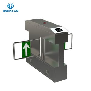 Speed Open Turnstile Security Systems Entrance / Exit Gate Card Swipe Machine
