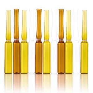 Buy cheap 5ml 10ml 20ml Transparent Amber Tubular Glass Ampoule with Color Ring Break Medical Neutral Borosilicate glass ampoule from wholesalers