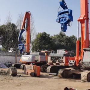 Buy cheap High-Efficiency & Precision Pile Driver - Photovoltaic Vibratory Hammer for Piling & Pulling from wholesalers