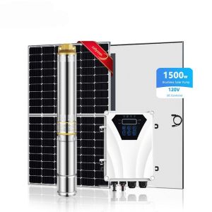 Buy cheap Deep Well Solar Powered Water Pump DC Brushless Agriculture Submersible from wholesalers