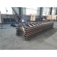 Buy cheap Adjustable Gate Galvanized Diagonal Cattle Feed Barriers product