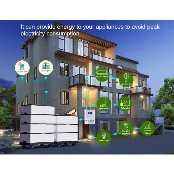 Quality stackable battery storage solar system lithium battery 100ah 200ah 48v for sale