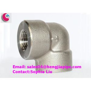 Buy cheap forged 90deg threaded elbow ANSI B16.11 from wholesalers