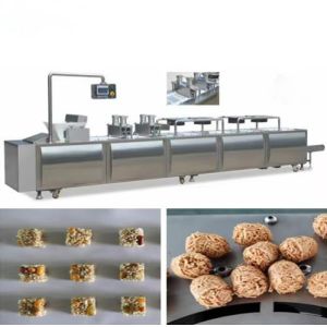 Buy cheap Popped Rice Bar Forming Machine With Rectangular Shape Peanut Bar Making Machine from wholesalers