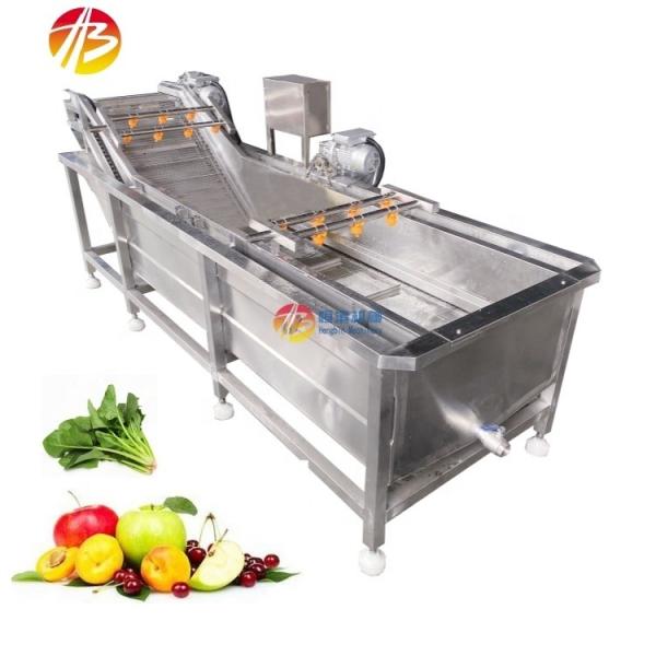 1000kg/h Capacity Bubble Washing Machine for Industrial Cleaning of Fruit