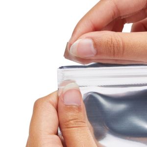 Buy cheap Resealable Aluminum Foil Stand Up Pouch Bags Food Storage Smell Proof With Window from wholesalers