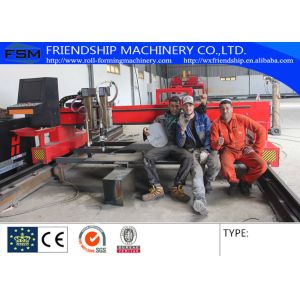 Buy cheap Semi Trailer Chassis Beam Welding Line Trailer Beam Hydraulic Assembly With Lincoln Electric from wholesalers