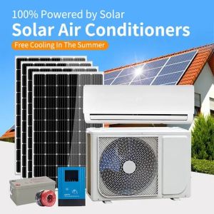 Buy cheap 2023 New Arrivals Solar On Grid AC/DC 24V 48V Solar Air Conditioner Power DC 110V 220V Solar Air Conditioner from wholesalers