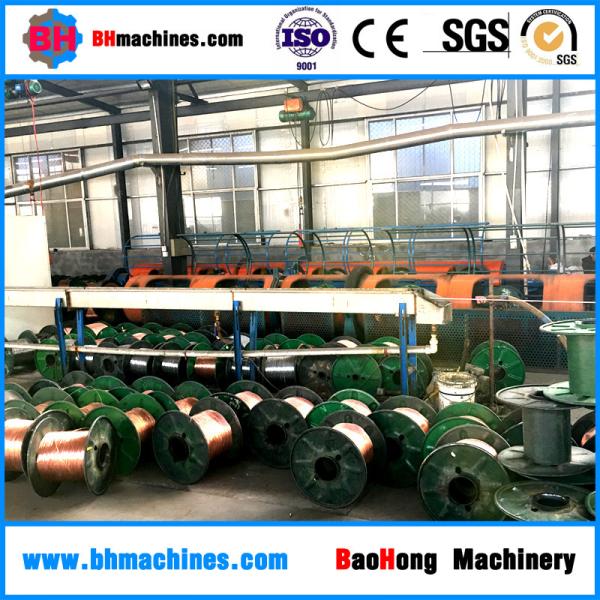 Quality 2017 new design tubular type stranded steel wire rope machines for sale