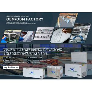 Buy cheap Single-Temperature Style Ultra-low Temperature Chest Freezers -45 -105 Degrees Celsius from wholesalers
