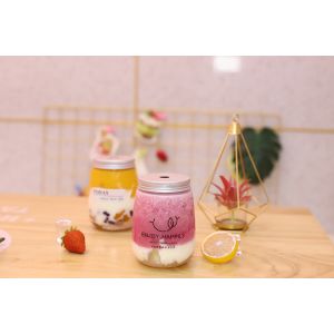 Buy cheap 350ml Capacity Milk Tea Bottles Clear Stylish For Business from wholesalers