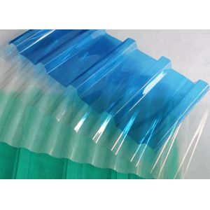 Waterproof Fiberglass Polycarbonate Roof Tiles Non Flammable