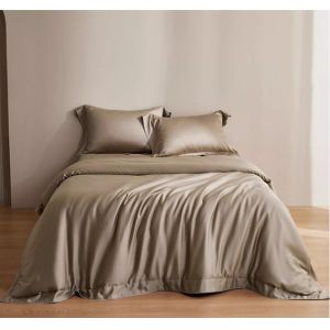Buy cheap Pure Color 100S Lenzing Luxury Tencel Duvet Cover Bedding Set Home Textile Product Customized Size from wholesalers