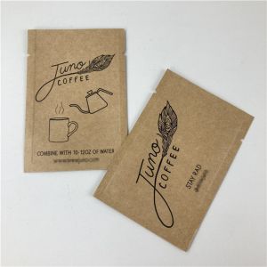 Buy cheap Three Side Sealed Mylar Kraft Paper Bag Custom Printing Biodegradable Paper Pouch from wholesalers