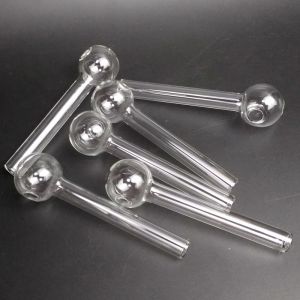 Convenient Round Glass Smoking Pipe Independent Stable Packaged