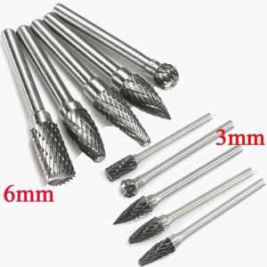 Buy cheap 10PCS 1/8" Shank Dia Tungsten Carbide Rotary File Burr Cutter for Power Tools and Burrs from wholesalers