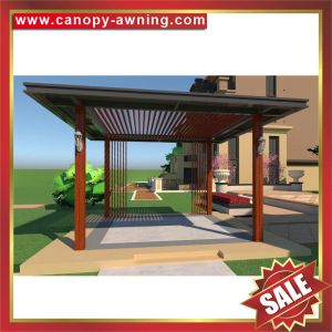 China super durable beautiful prefabricated Public garden park hotel Aluminium metal gazebo pavilion canopy sunshade shelter on sale