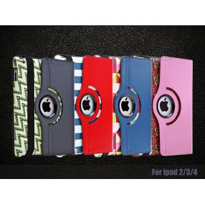 Buy cheap Ipad2/3/4 printing design 360 rotating PU leather case from wholesalers