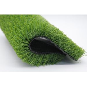 3 Tones Green Color Artificial Turf Grass Landscaping PE Synthetic Turf