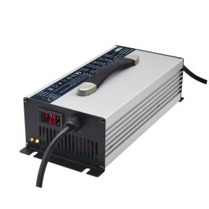 Buy cheap Silver 24V Li Ion Charger 65A Intelligent Lithium Battery Charger from wholesalers